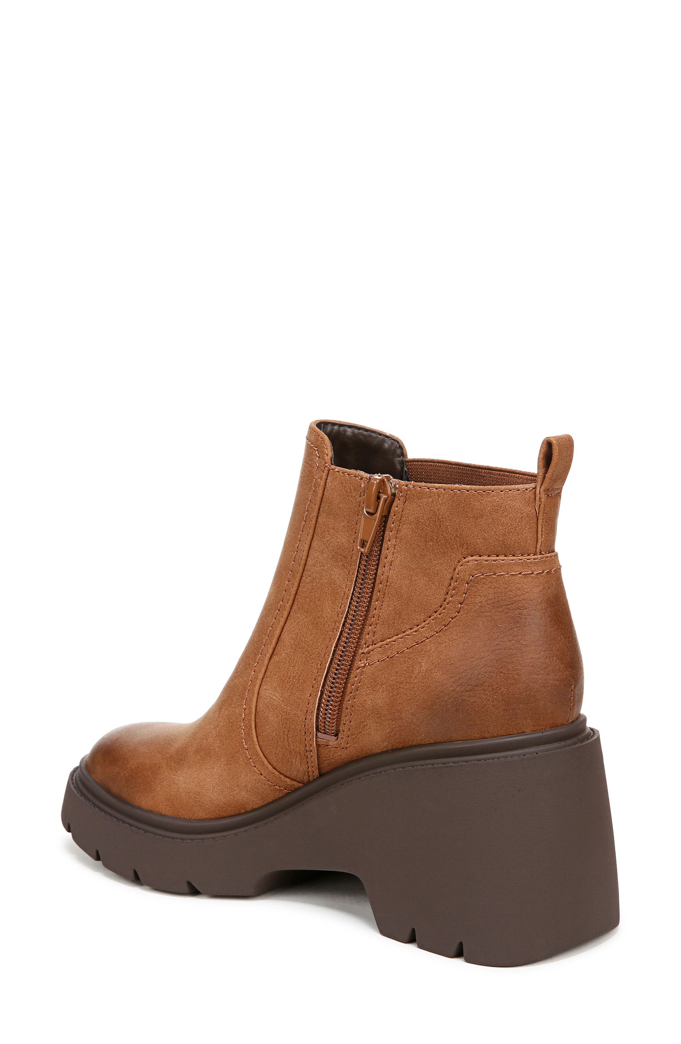 Cora Platform Chelsea Bootie, Alternate, color, ENGLISH TEA FAUX LEATHER
