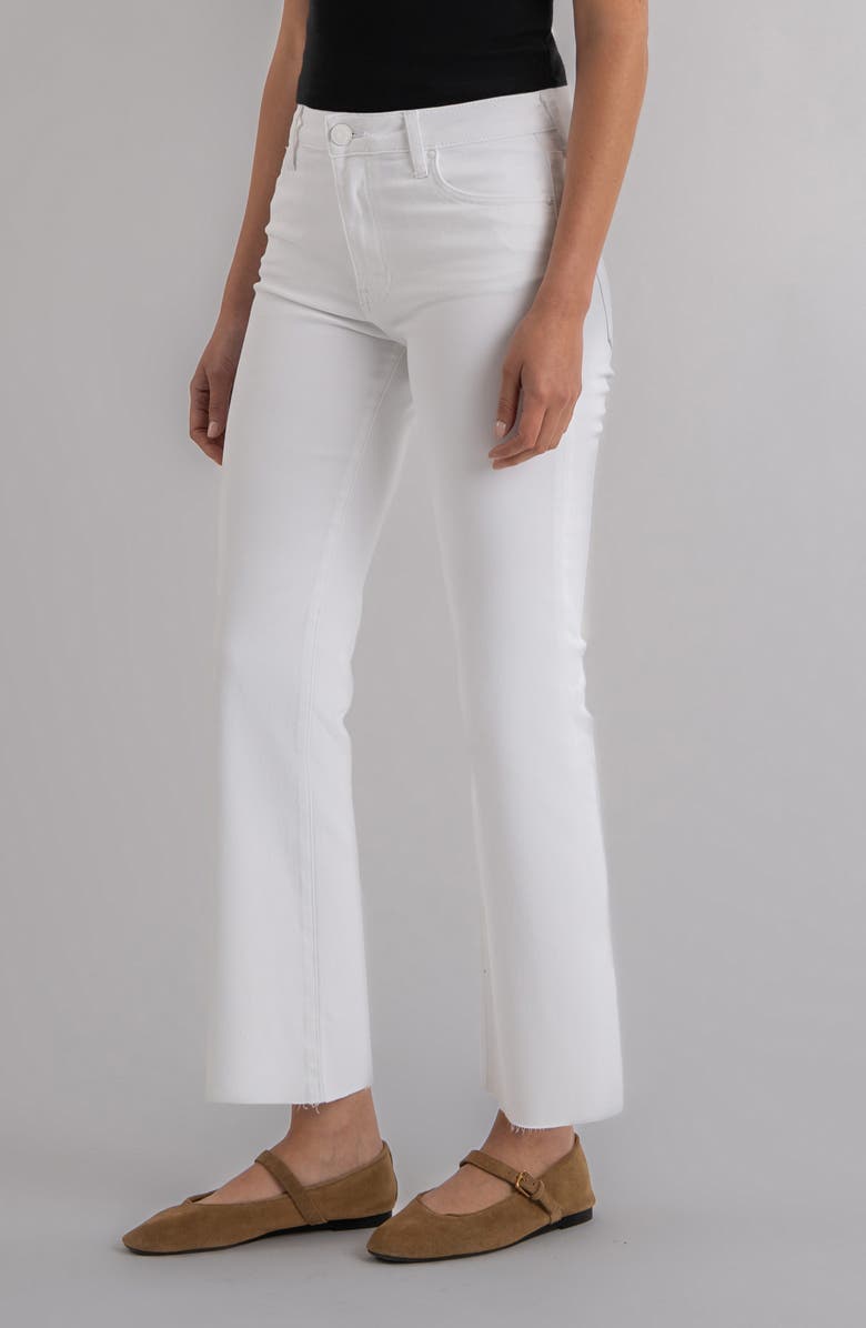 KUT from the Kloth Kelsey High Waist Raw Hem Ankle Flare Leg Jeans, Alternate, color, 
