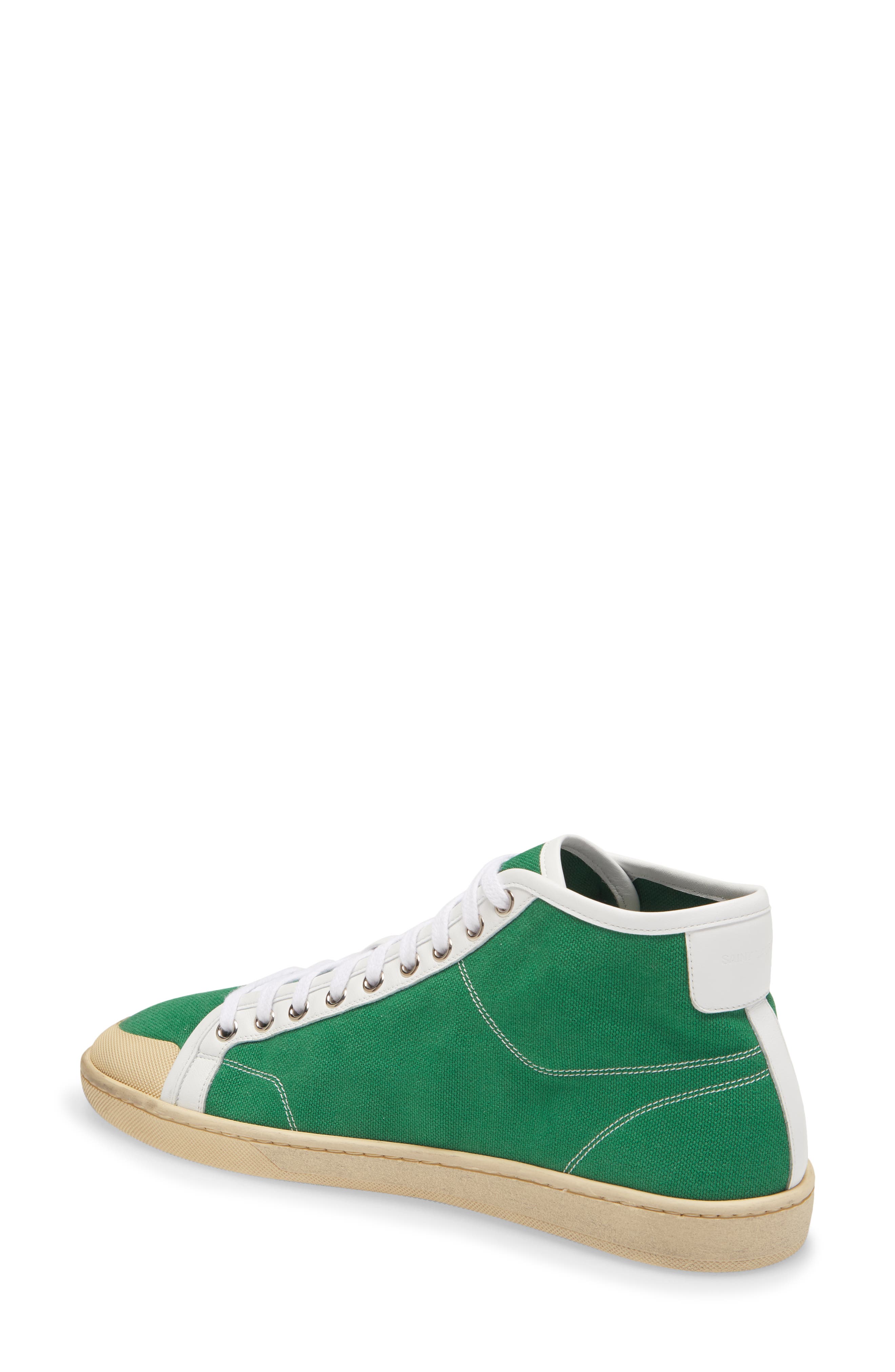Saint Laurent Mid Top Sneaker, Alternate, color, 
