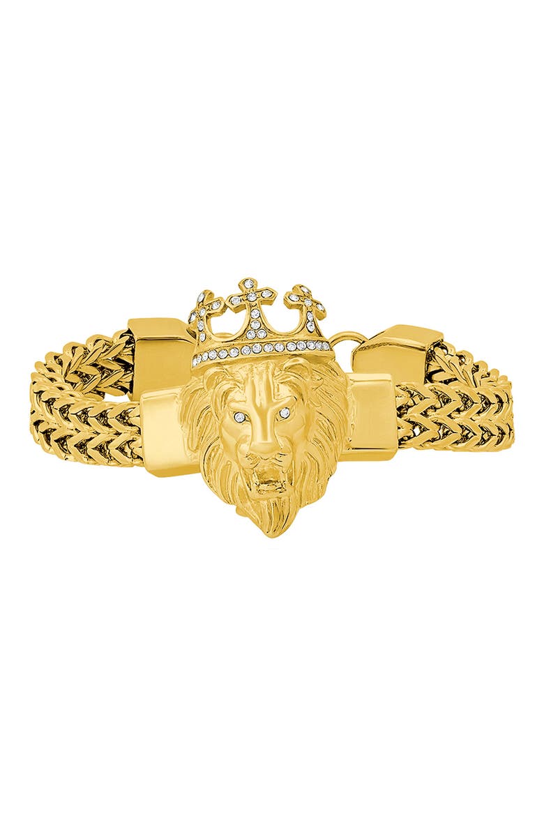 Crystal Lion Bracelet, Main, color, YELLOW