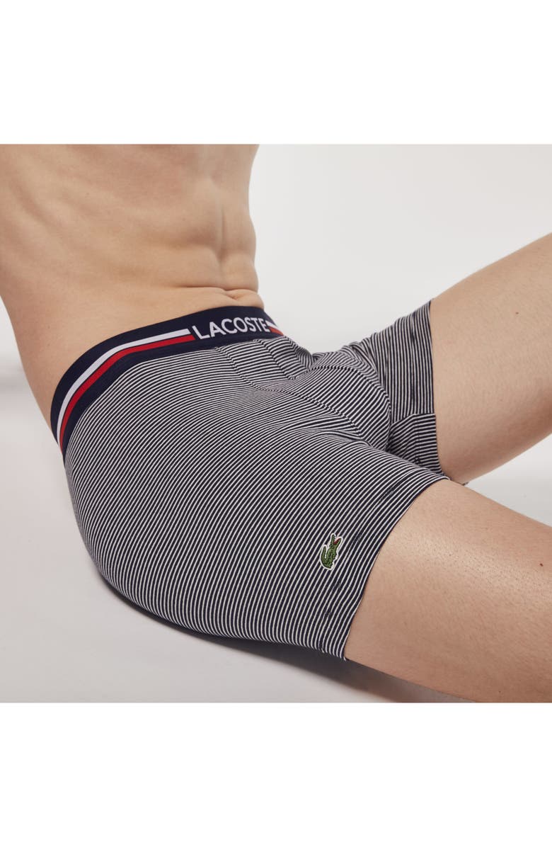 Lacoste Assorted 3-Pack Iconic Boxer Briefs, Alternate, color,