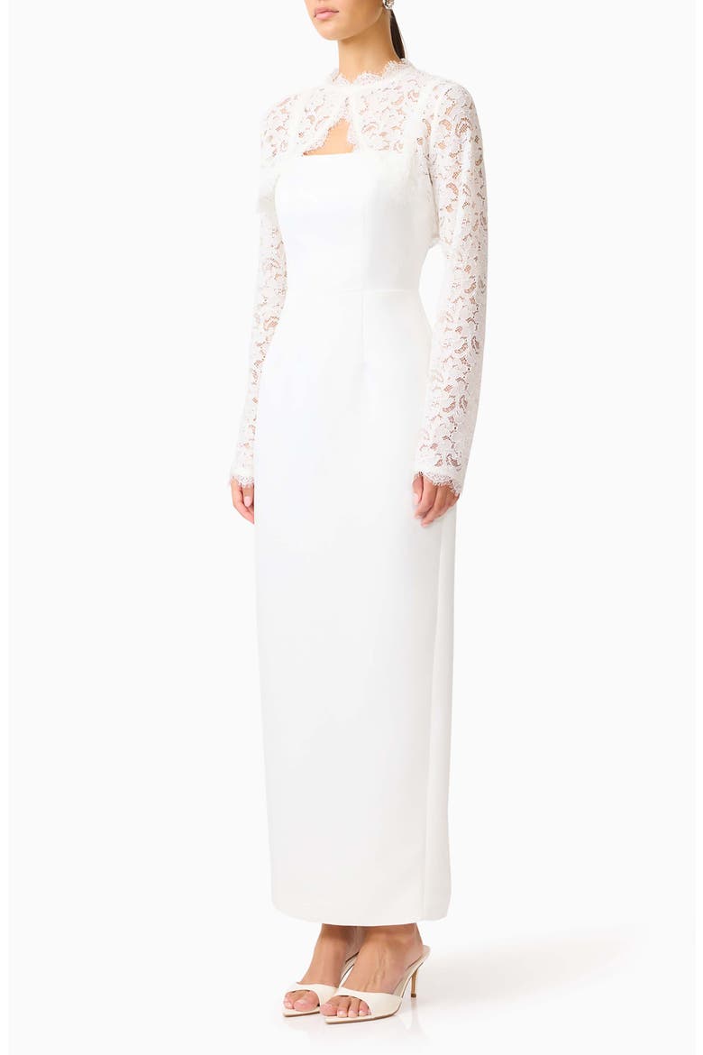 Ciana Lace Bolero, Alternate, color, WHITE