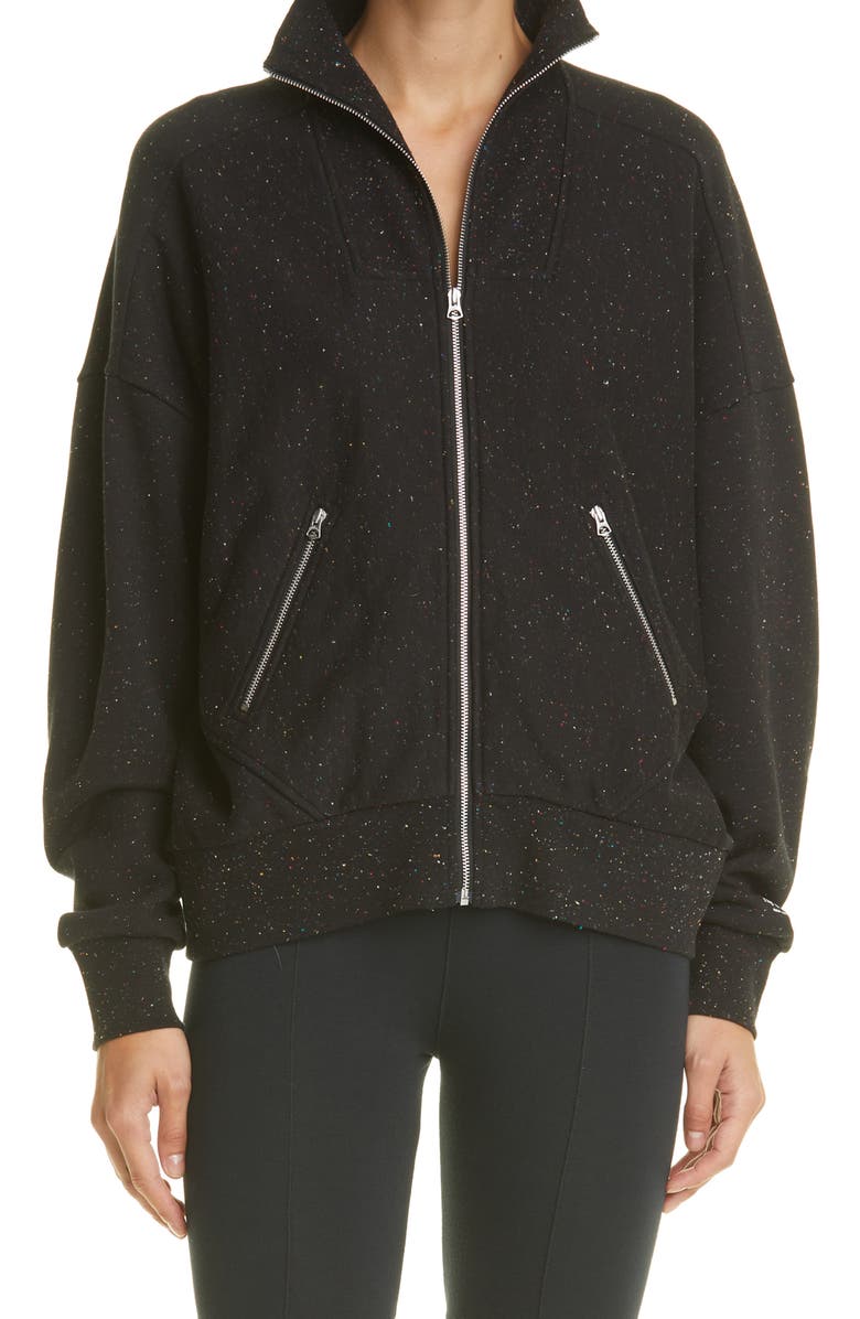 rag & bone City Zip Organic Cotton Fleece Jacket, Main, color, 