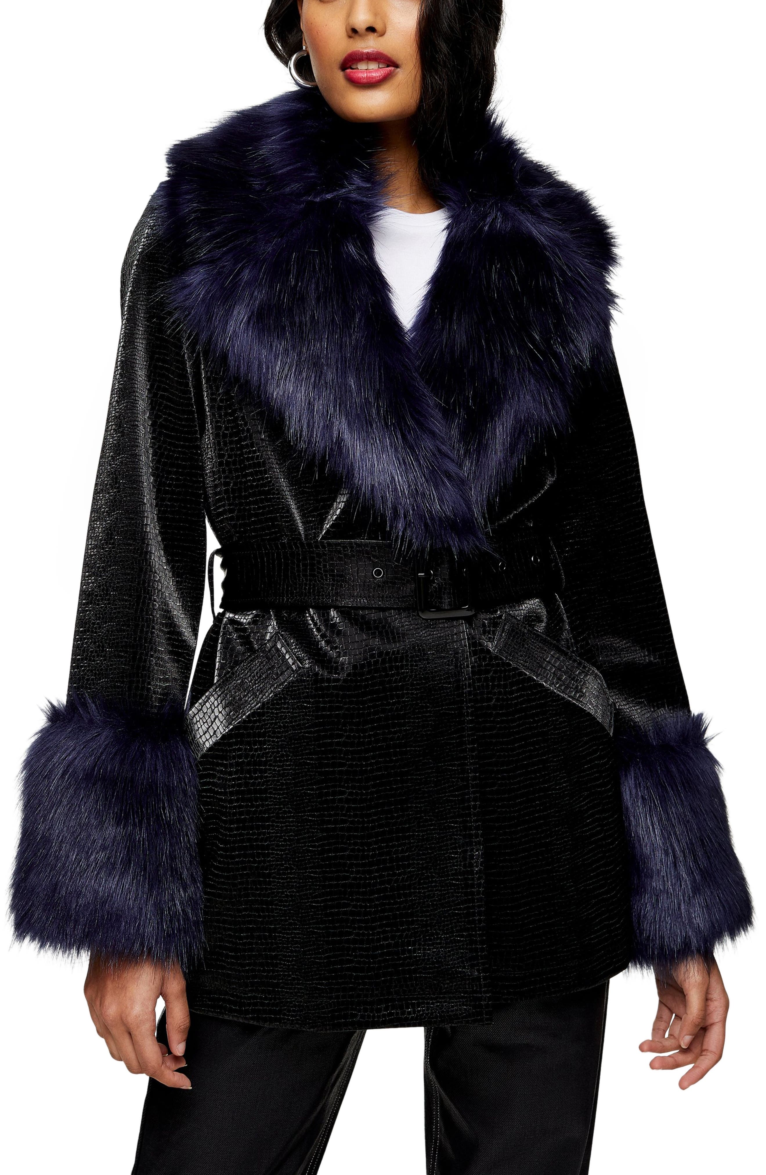 Topshop Monikh Faux Fur Faux Leather Coat Women Nordstromrack topshop-monikh-faux-fur-faux-leather-coat-women-nordstromrack