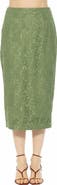 Alexia Admor Taye Lace Midi Pencil Skirt