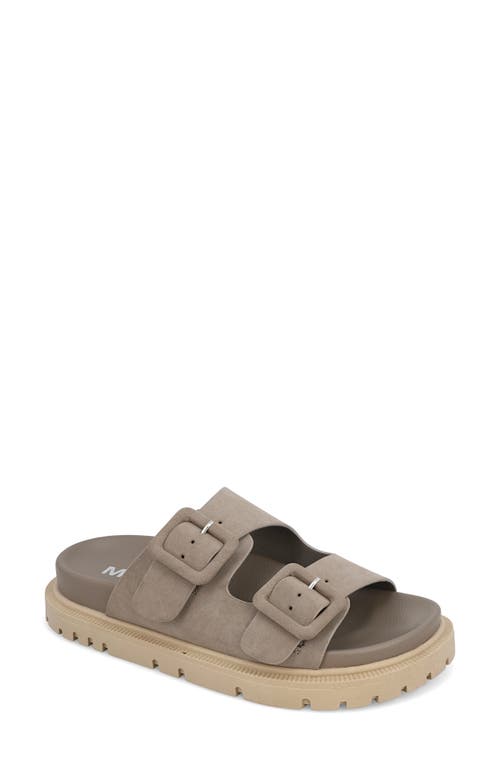 Mia Gen Slide Sandal In Taupe