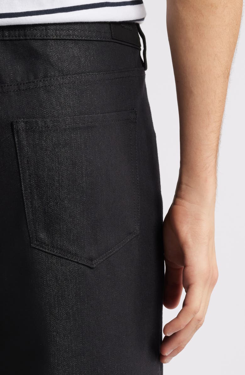 VAYDER Cuff Wide Leg Jeans, Alternate, color, Black Lustre