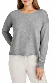Darcy Metallic Detail Cotton Blend Sweater