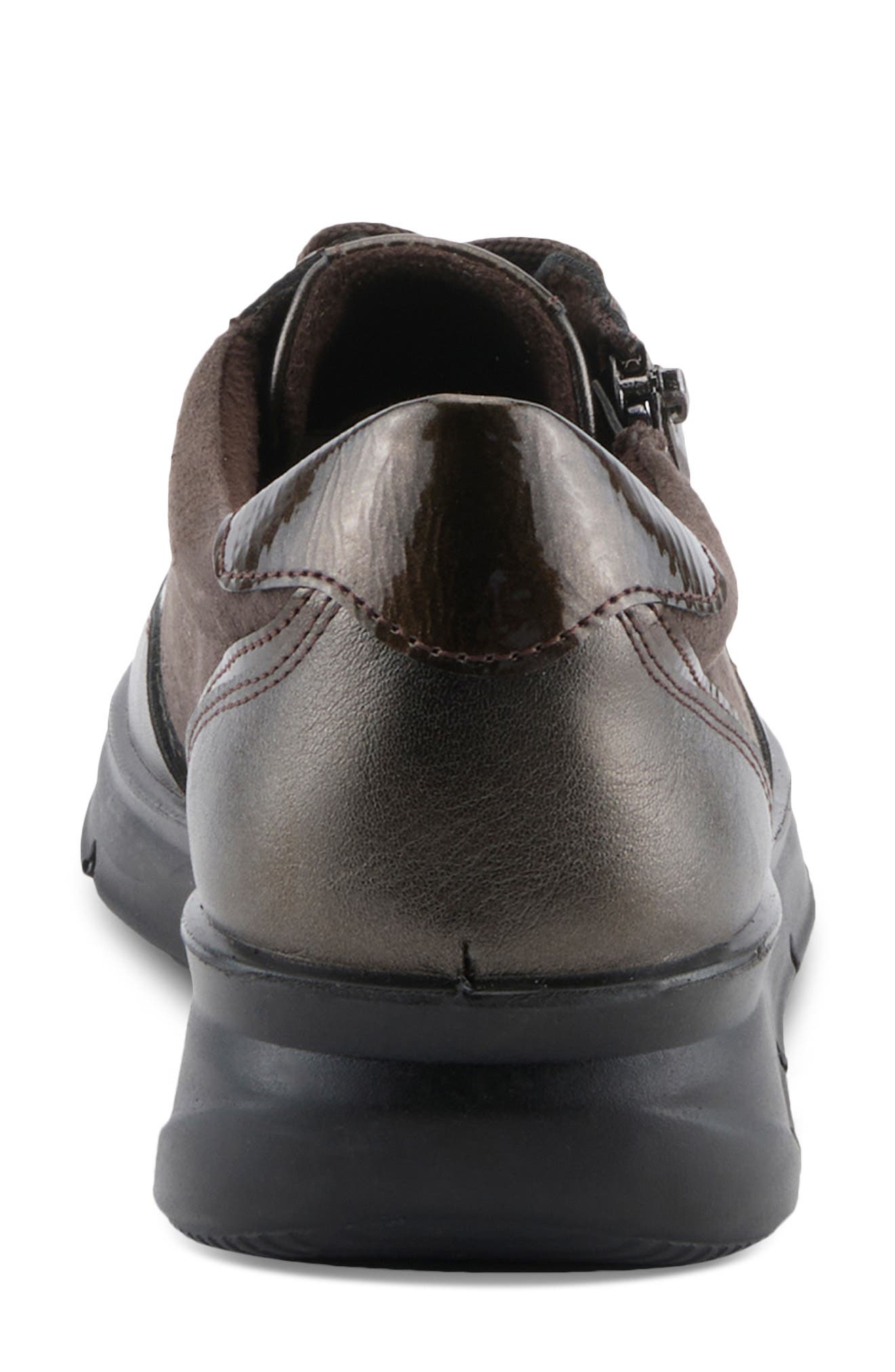 Lacona Faux Leather Sneaker, Alternate, color, BRONZE