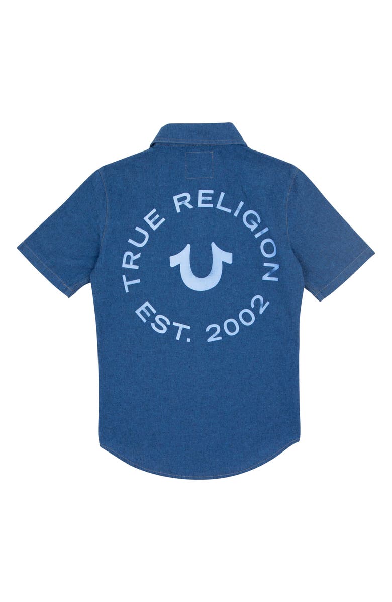 True Religion Brand Jeans Woven Shirt, Alternate, color,