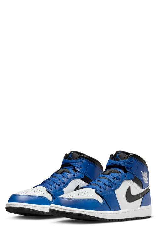 Jordan Men's Air 1 Mid Se Shoes In Game Royal/white/black