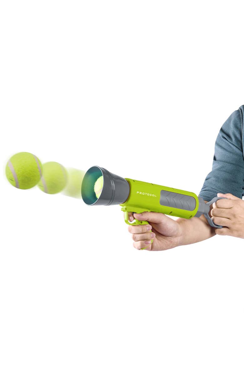 BROOKSTONE Tennis Ball Launcher, Alternate, color, Green