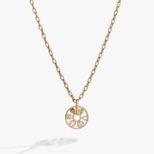 Alex And Ani Love Luck Wheel Necklace In Gold