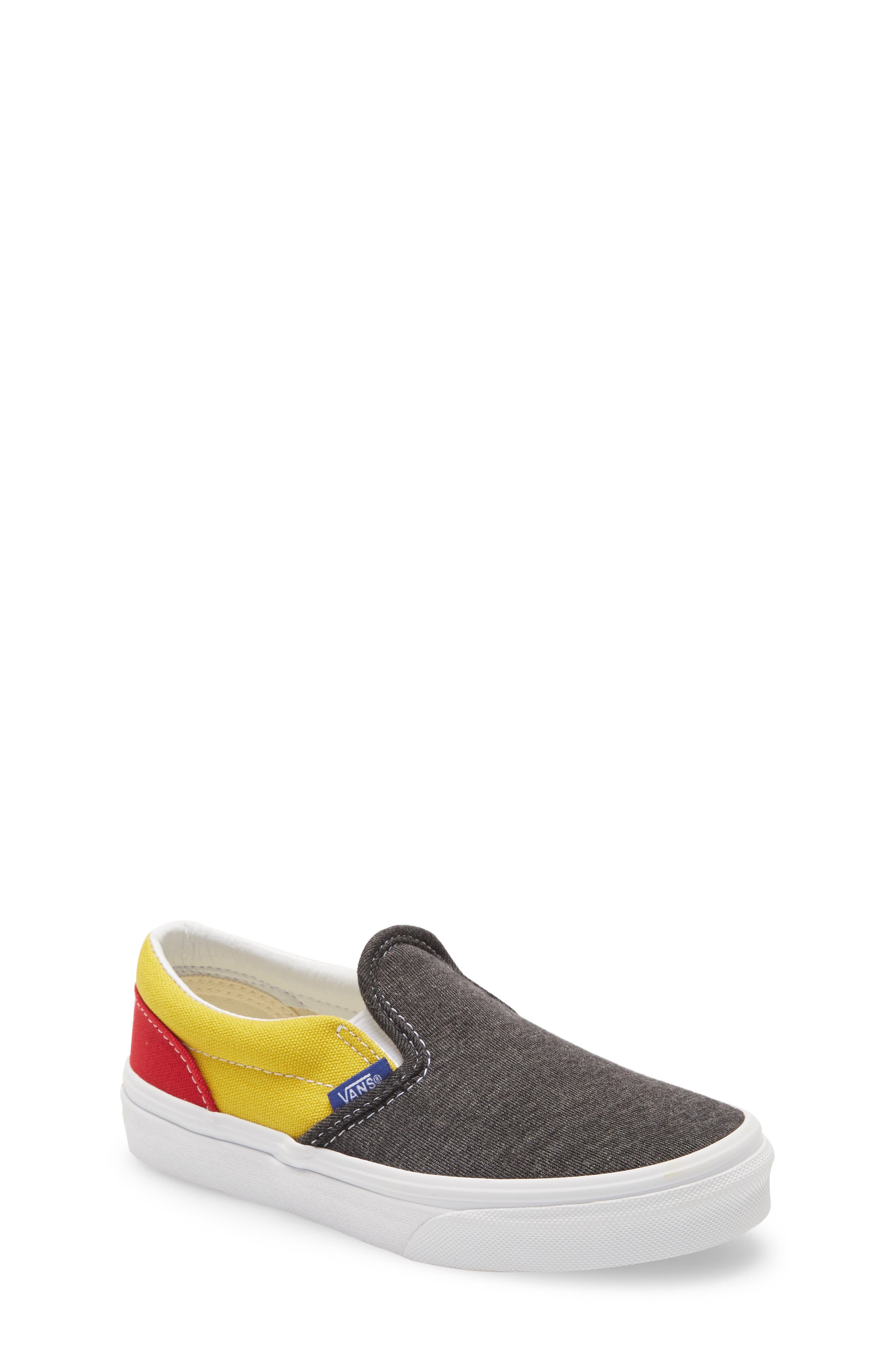Classic Slip-On Sneaker, Main, color, BLACK/ TRUE WHITE