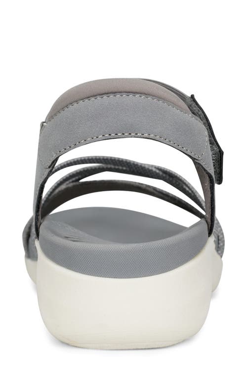 Easy Spirit Winsow Wedge Sandal In Grey