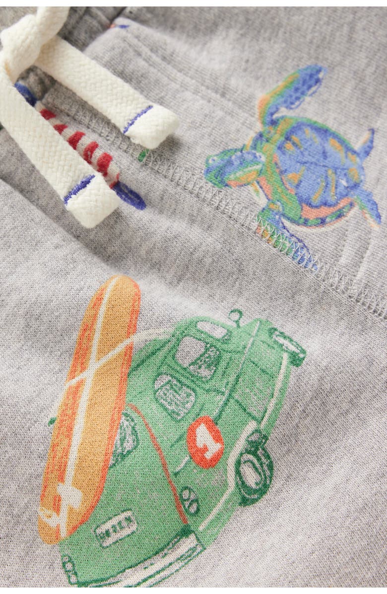 Mini Boden Kids' Print Drawstring Shorts, Alternate, color, Holiday