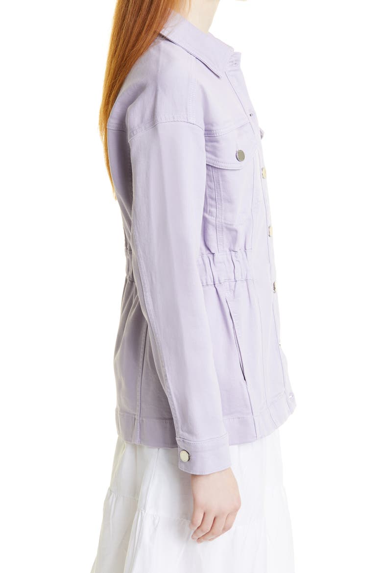 Oversize Denim Jacket, Alternate, color, LILAC