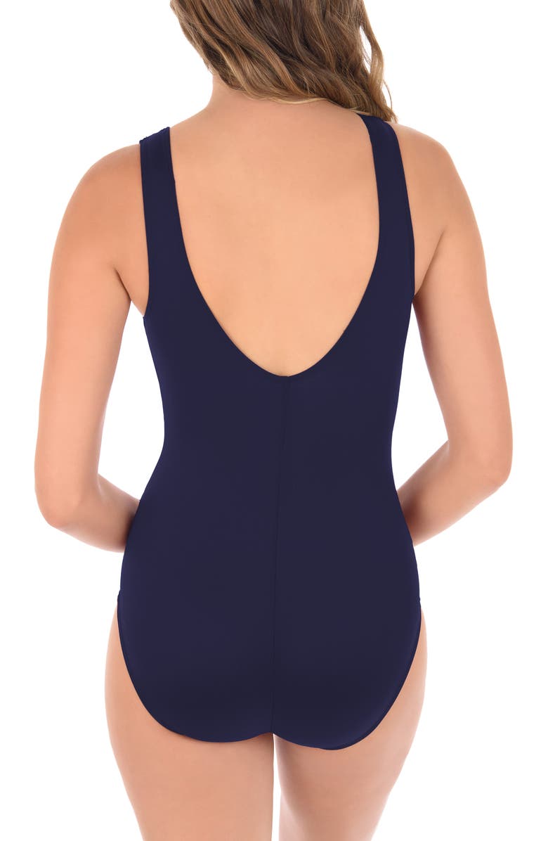 Miraclesuit<sup>®</sup> Illusionist Palma One-Piece Swimsuit, Alternate, color, Midnight Blue