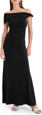 Marcella Manon Off the Shoulder Maxi Dress