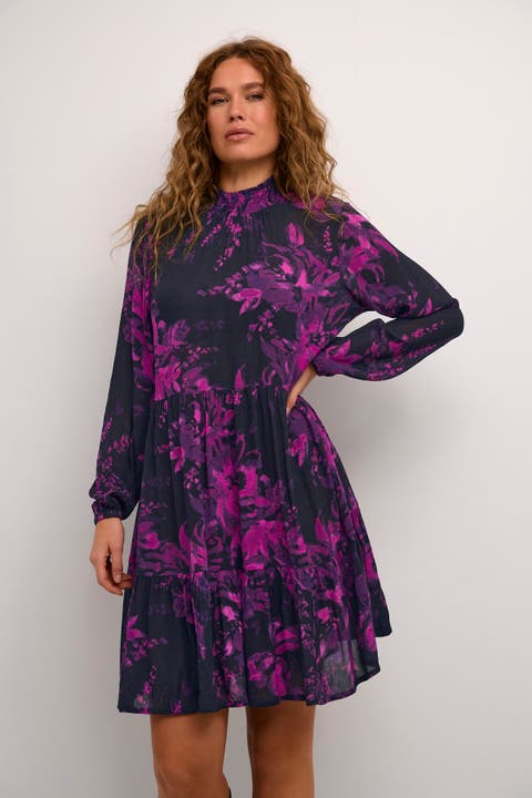 Karikka Dress Long Sleeves High Neck