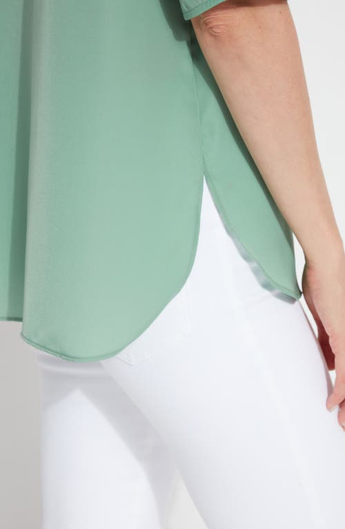 Lyssé Musette Pullover Top In Indiegreen