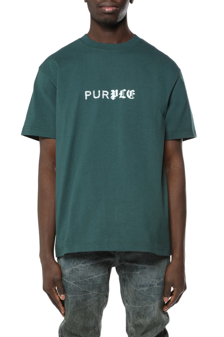 Heavyweight Jersey Graphic T-Shirt, Main, color, GREEN