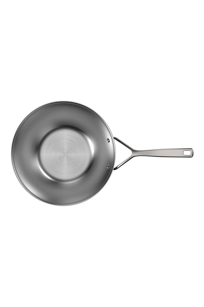Black 5 Stainless Steel Wok, Alternate, color, BLACK