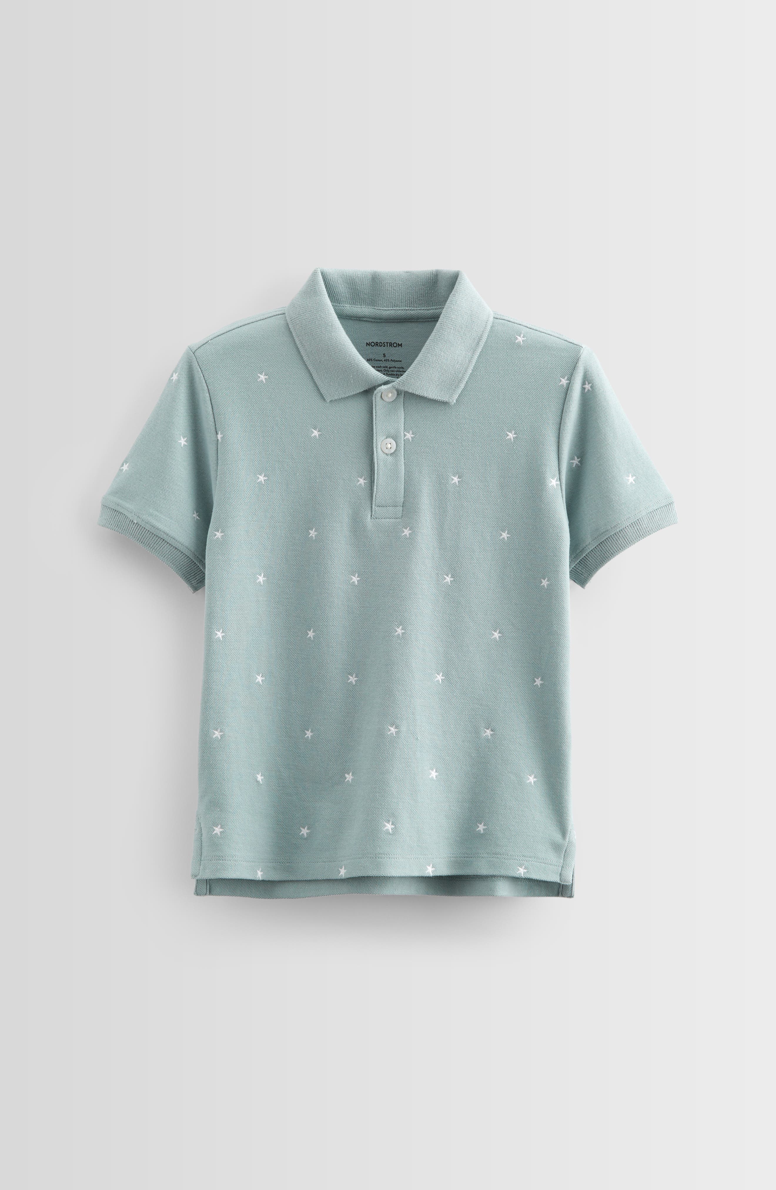 Nordstrom Kids' Embroidered Piqué Polo