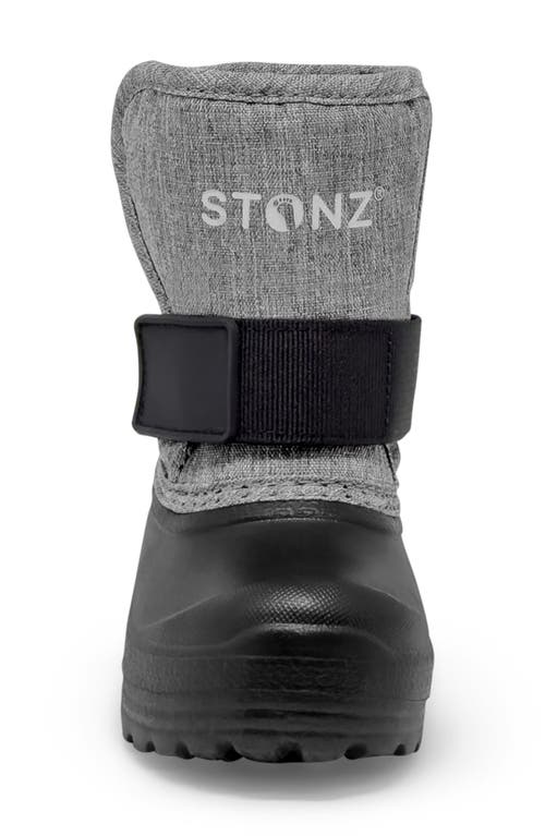 Stonz Kids' Trek Snow Boot In Heather Grey