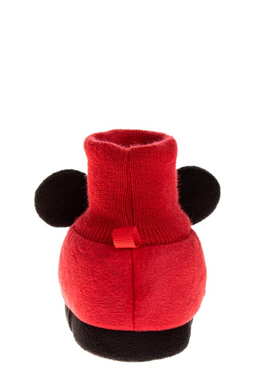 Josmo Disney Mickey Mouse Slipper In Red