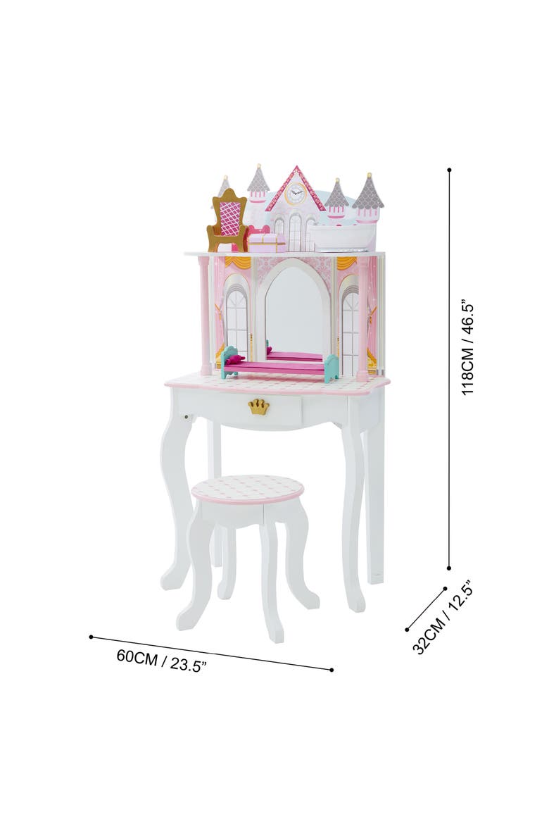 Dreamland Castle Vanity Set, Alternate, color, ASSORTED