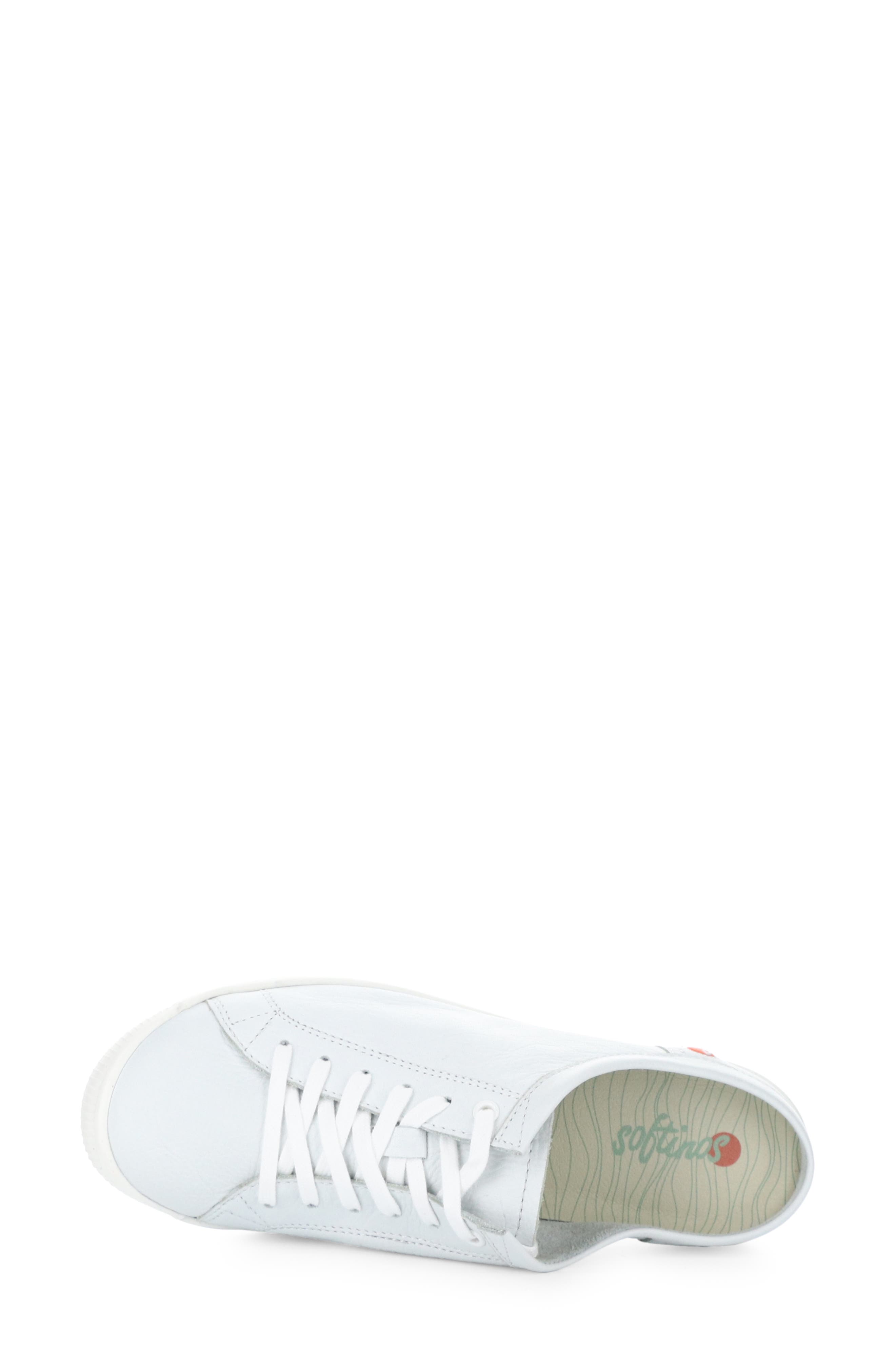 Softinos by Fly London Idle Sneaker, Alternate, color, White Smooth Leather