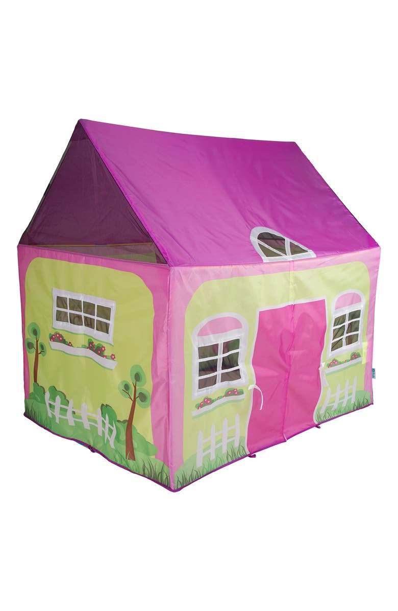 Pacific Play Tents Lil' Cottage House Play Tent, Alternate, color, Purple Green