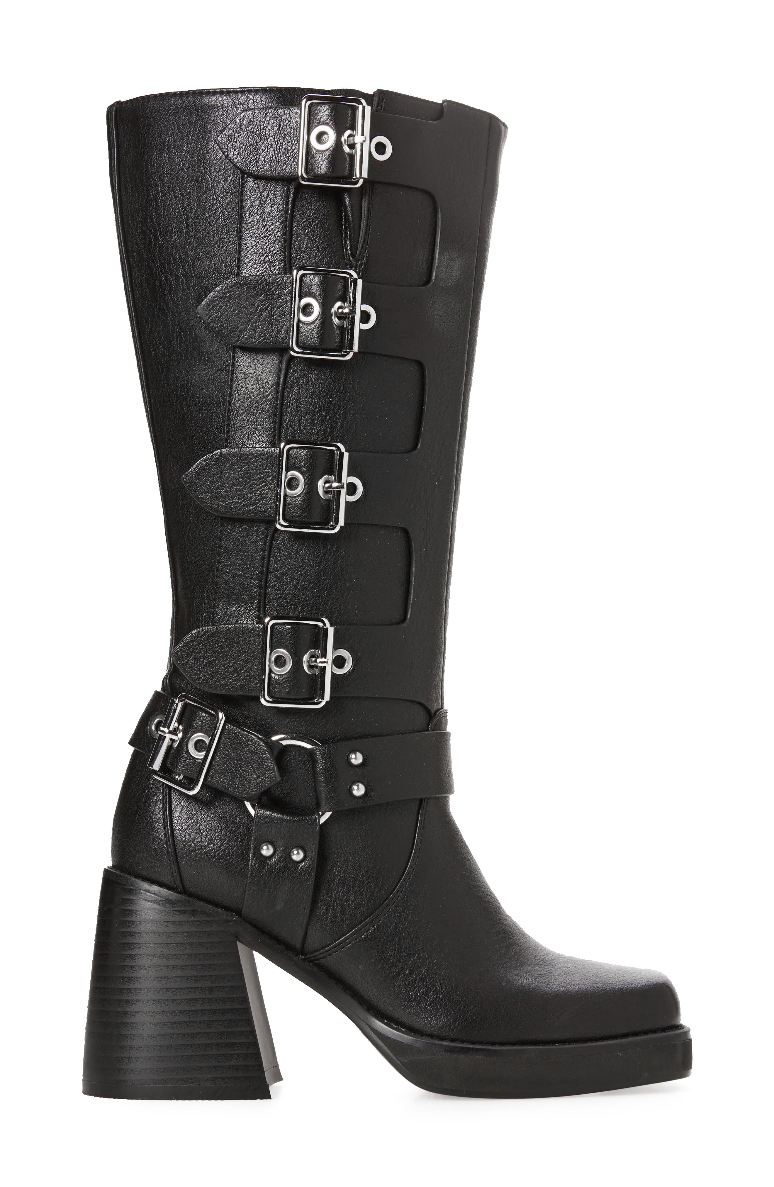 AZALEA WANG Bronson Moto Boot, Alternate, color, 