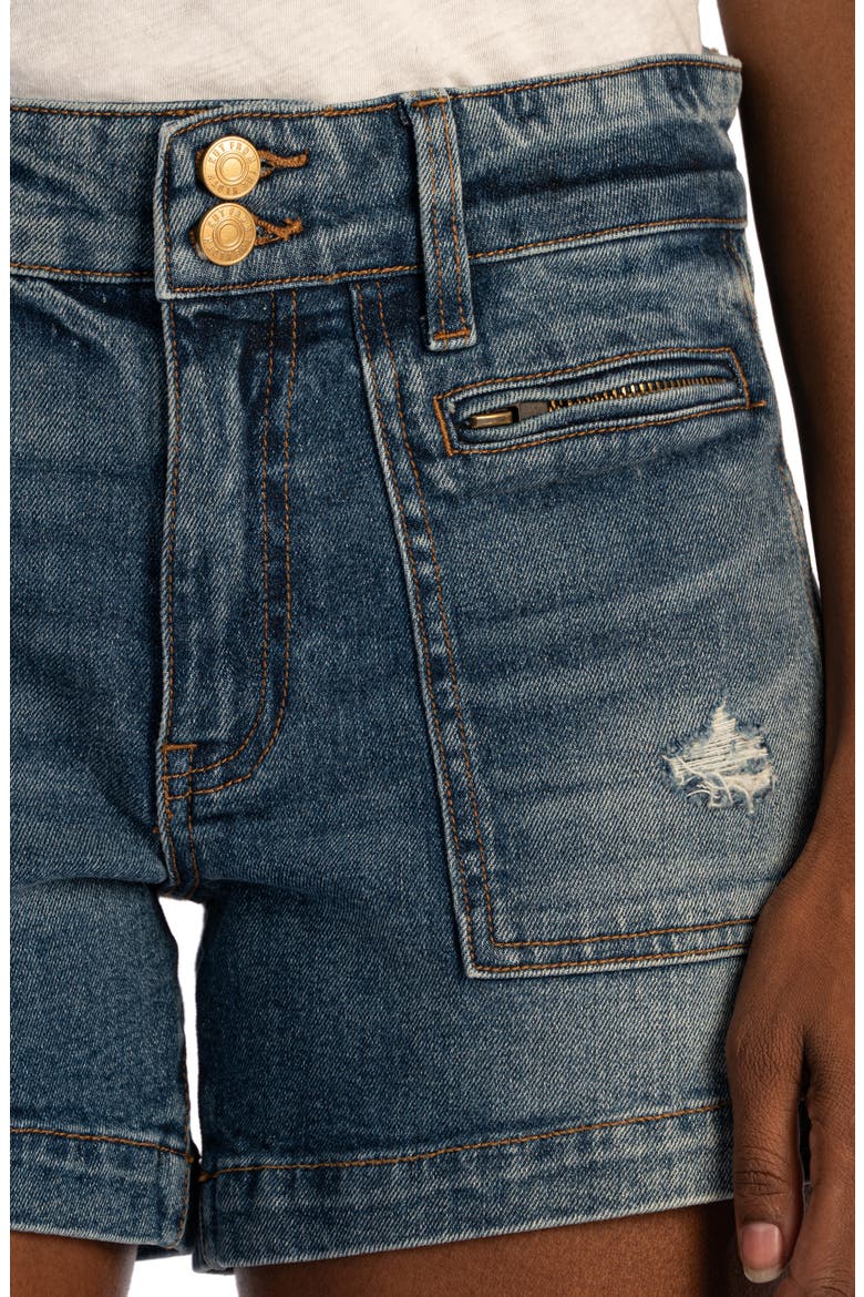 Jane Welt Pocket High Waist Denim Shorts, Alternate, color, DEFIANTLY
