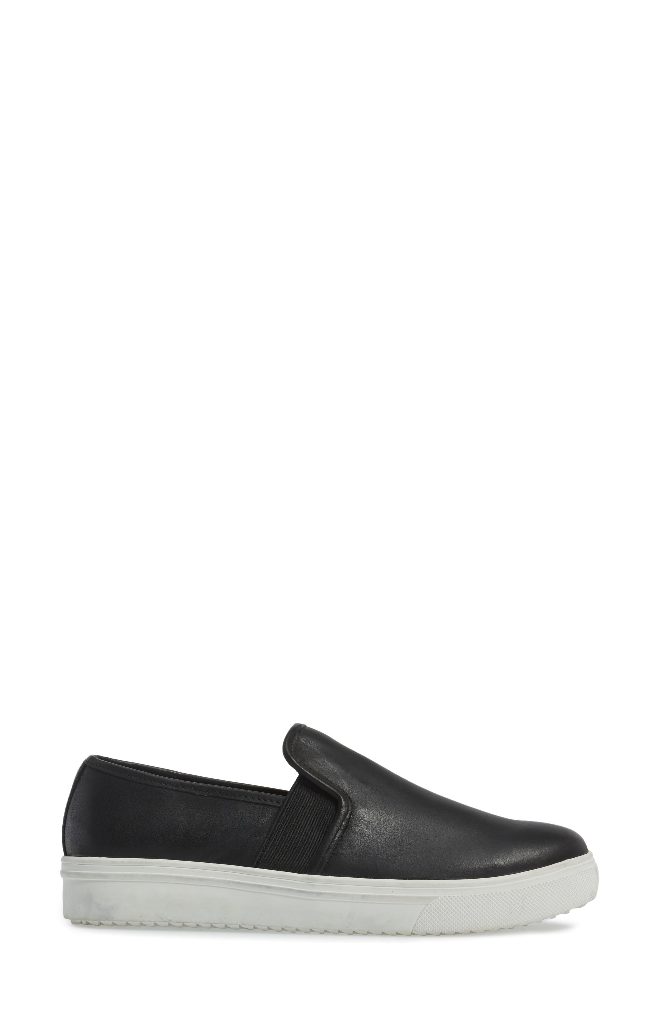Riyan Waterproof Sneaker, Alternate, color, BLACK LEATHER