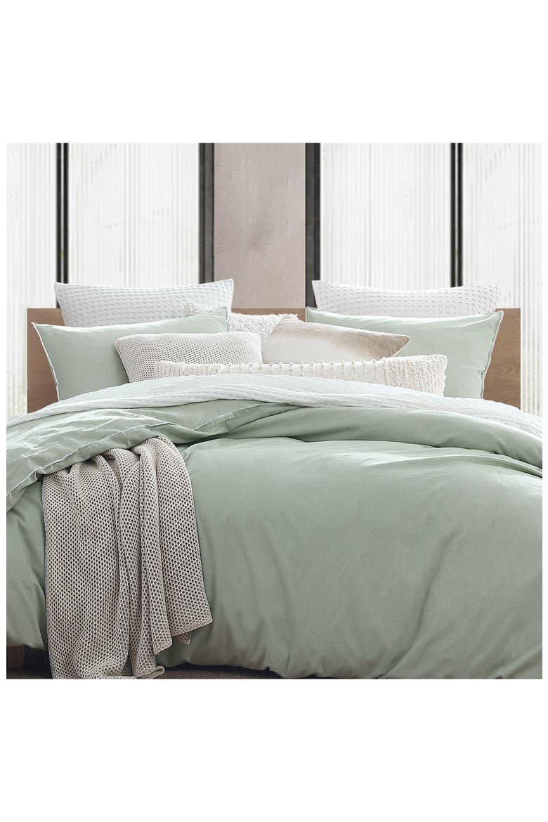 Waffle Euro Sham, Alternate, color, WHITE