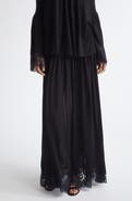 Zimmermann Valiant High Waist Lace Trim Maxi Skirt