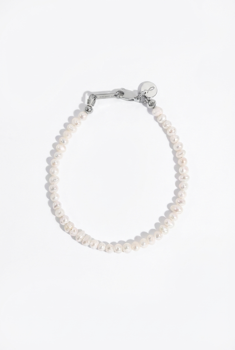 AA+ Freshwater Pearl Stainless Steel Bracelet