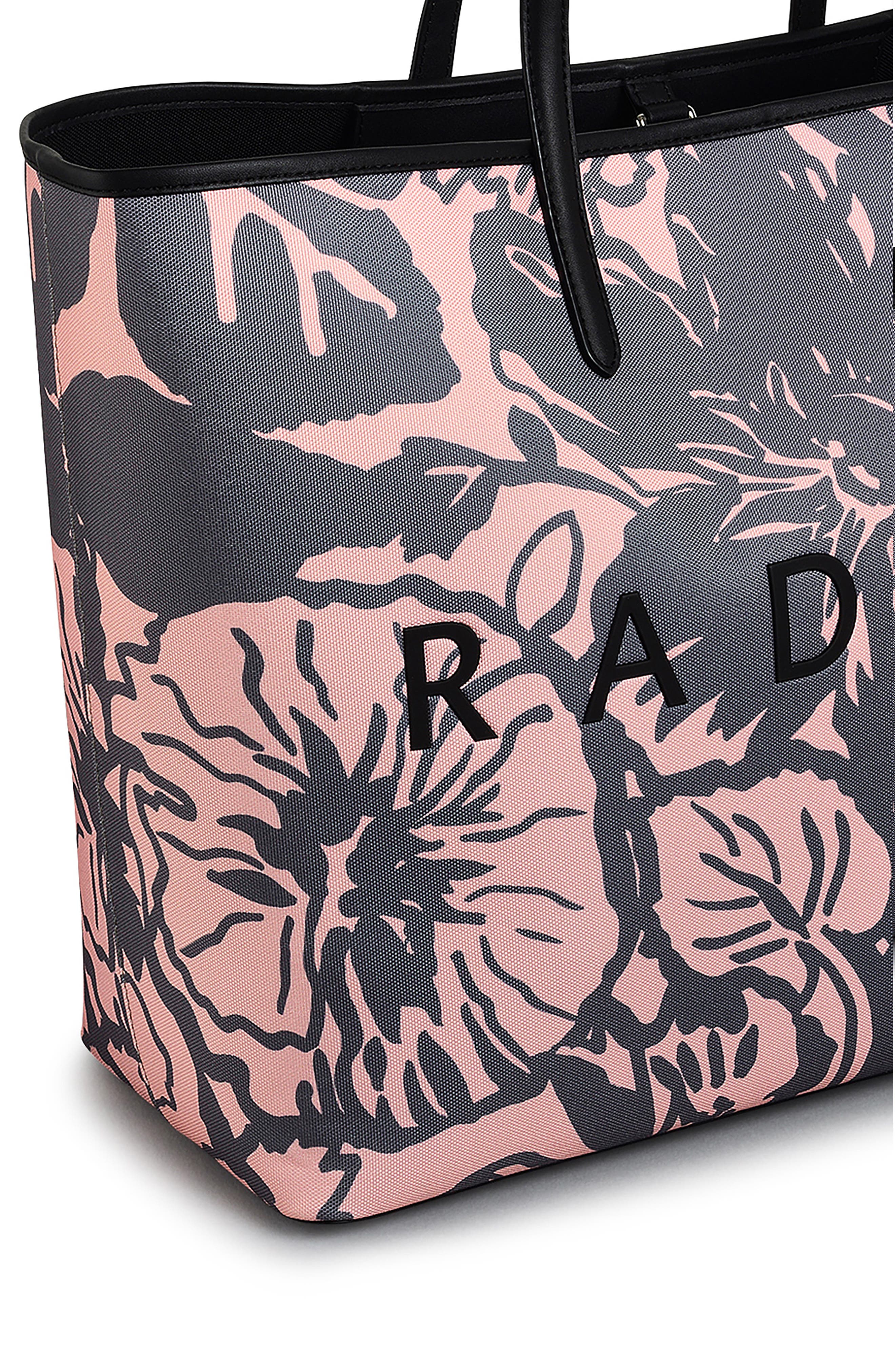 Radley Southwell Gardens Floral Large Tote Bag, Alternate, color, Black