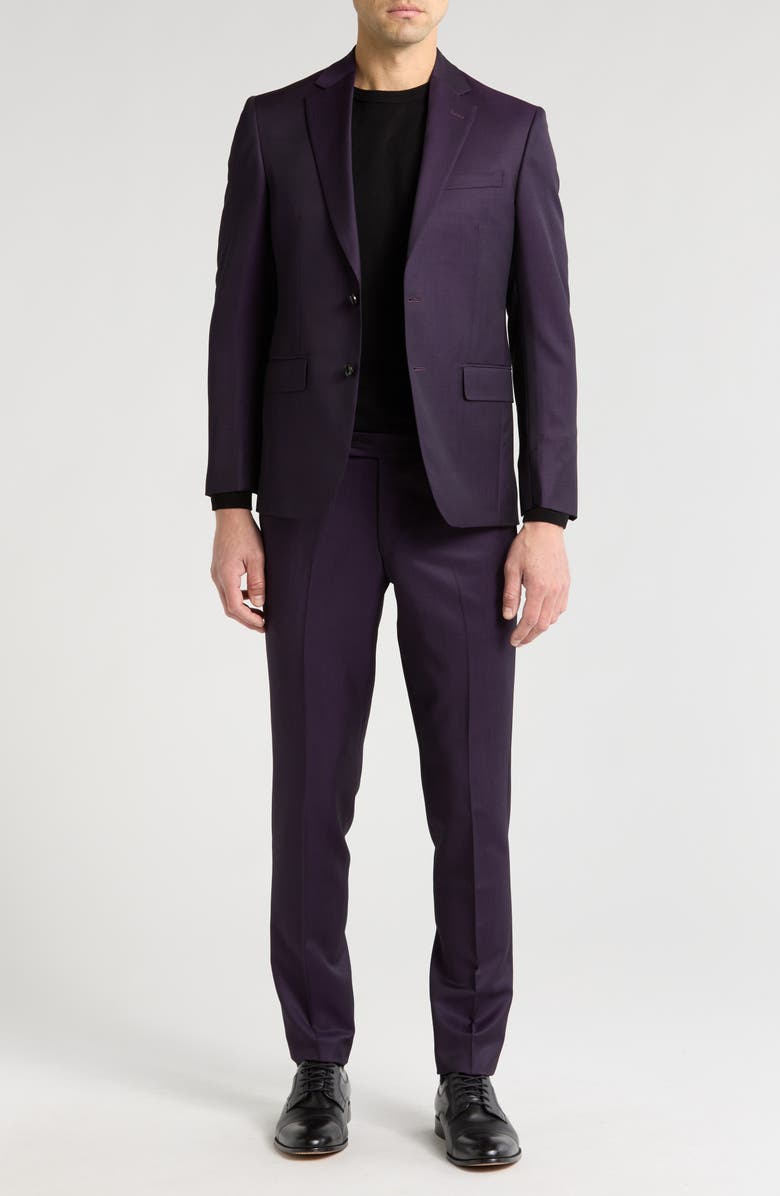 Ted Baker London Jarrow Plain Wool Blend Suit, Main, color, 