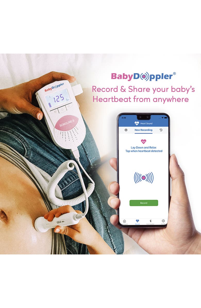 DAGAMMA Sonoline B Fetal Doppler - Pink, Alternate, color,