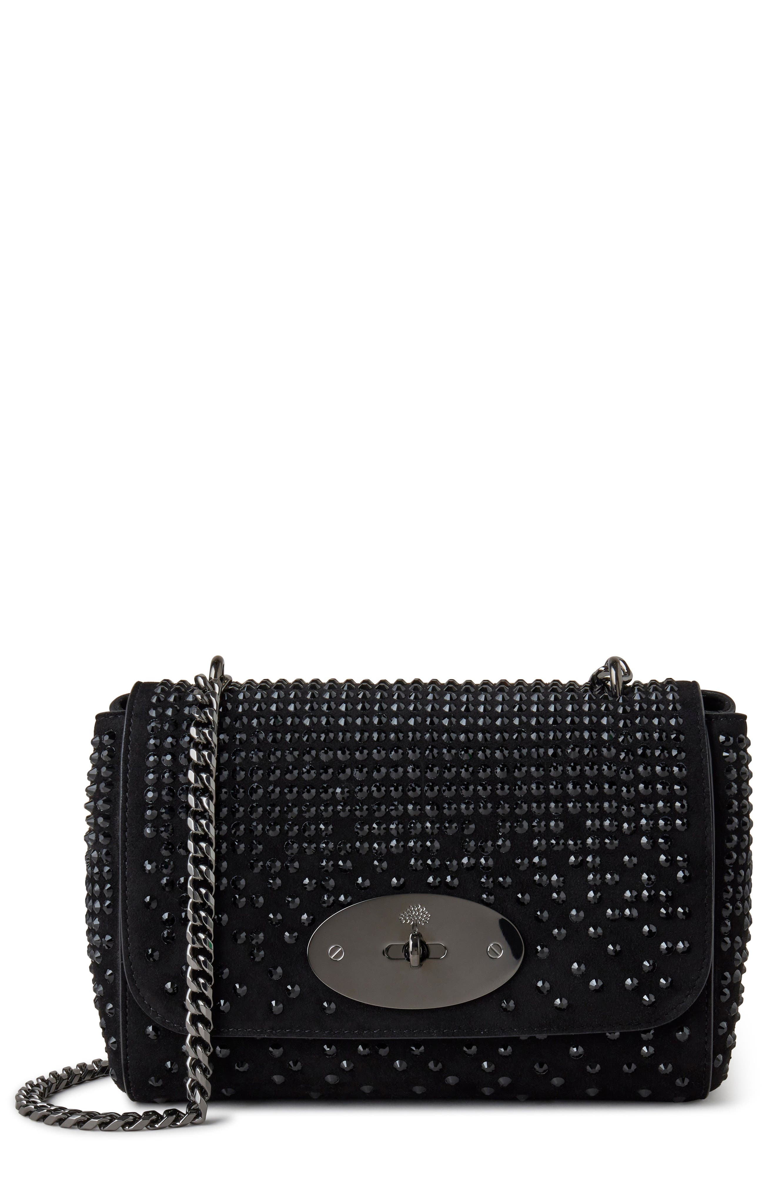 Mulberry Lily Crystal Embellished Crossbody Bag, Main, color, 