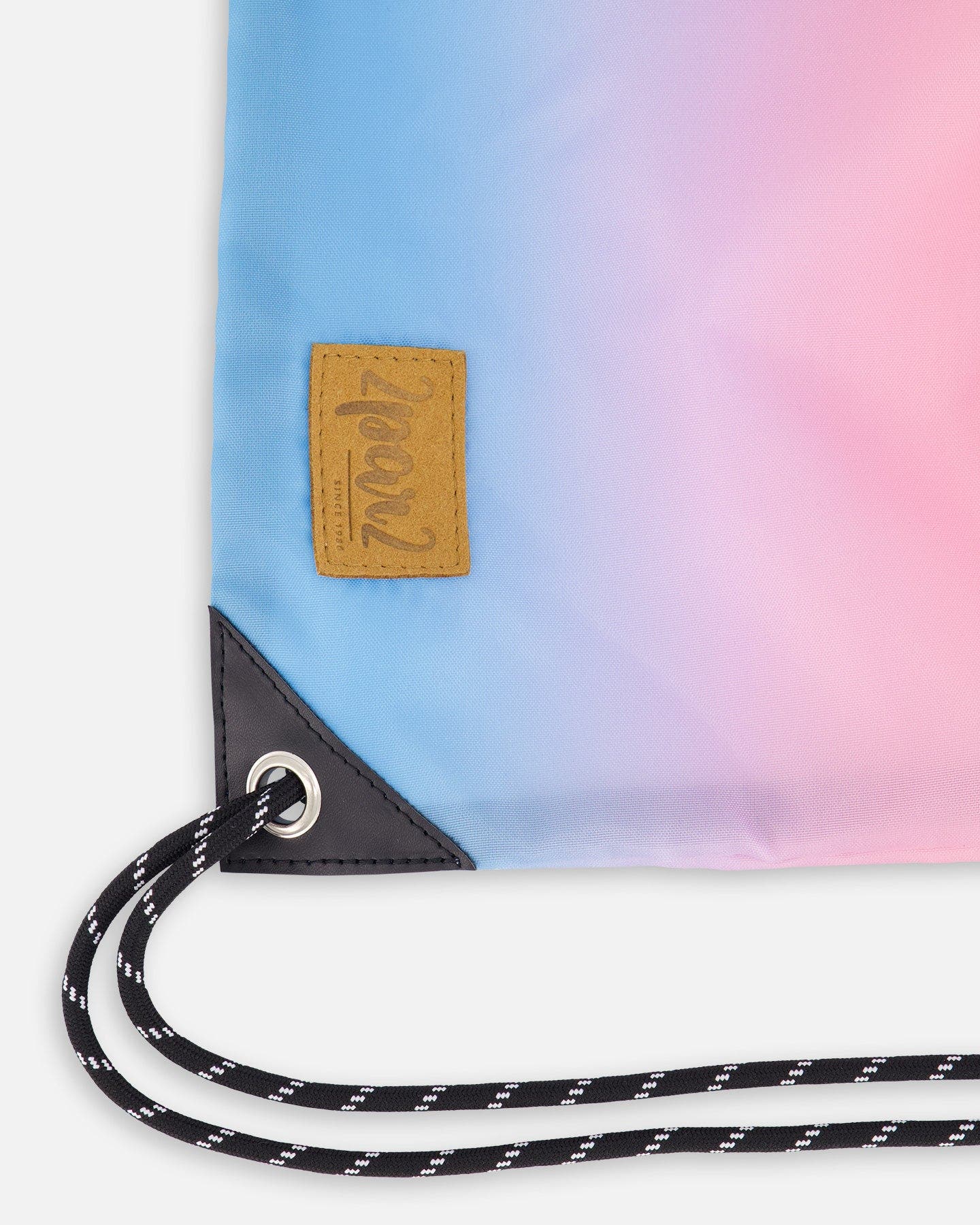 Deux par Deux Drawstring Bag, Alternate, color, Rainbow Gradient