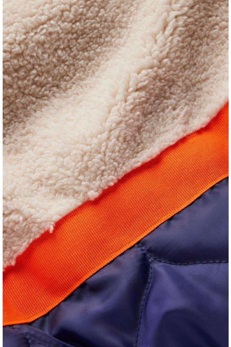 Kids' Reversible Fleece Hooded Jacket, Alternate, color, COLOR BLOCK