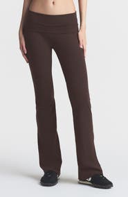 SKIMS Cotton Jersey Foldover Pants