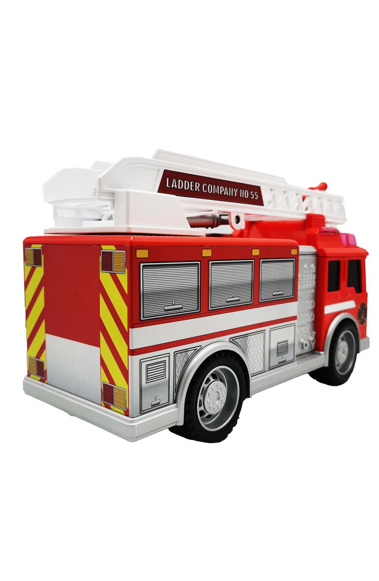 Mighty Wheels 10" Mighty Fire Truck Lights & Sounds, Water Squirting & Ladder, Alternate, color, Multicolored