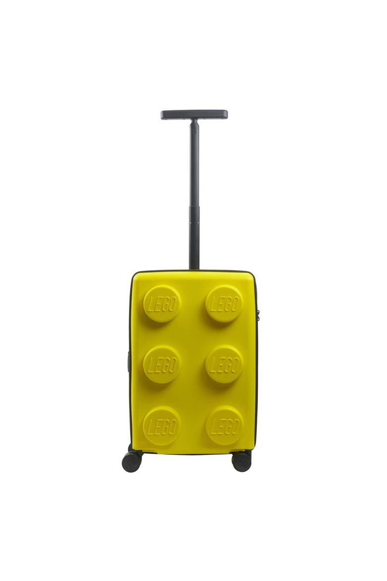 Signature Brick 2x3 Trolley Expandable 21.5 inch carry-on luggage, Alternate, color, YELLOW