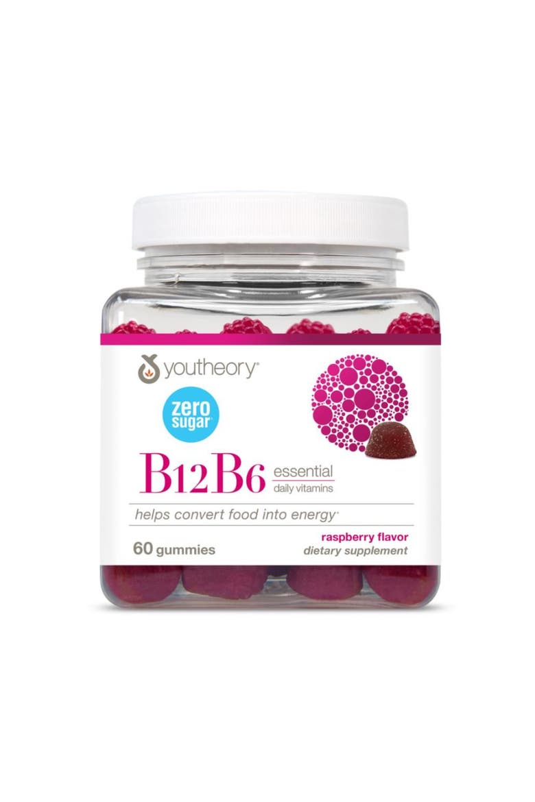 Vegan B12 B6 Brain Energy Immunity Support Gummies 60 Gummies, Main, color, None