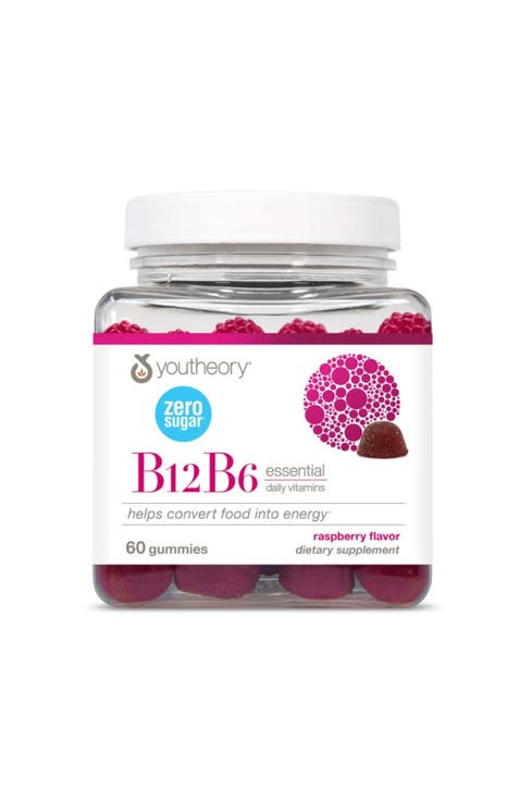 Vegan B12 B6 Brain Energy Immunity Support Gummies 60 Gummies